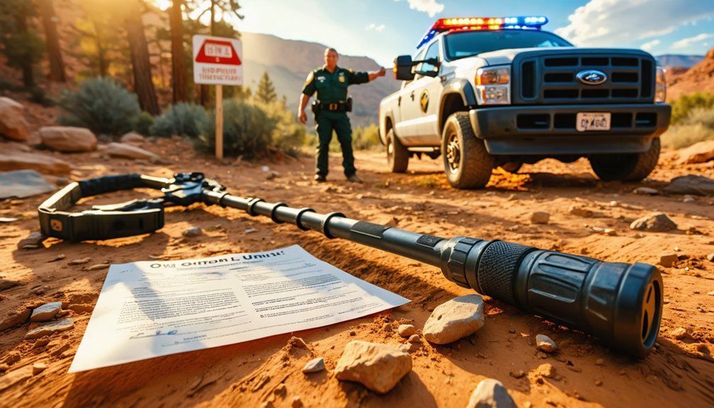 strict metal detecting permit regulations