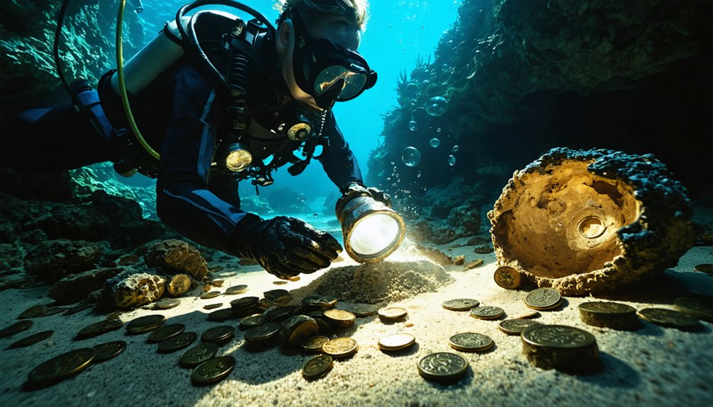 submerged archaeological treasure trove discovery