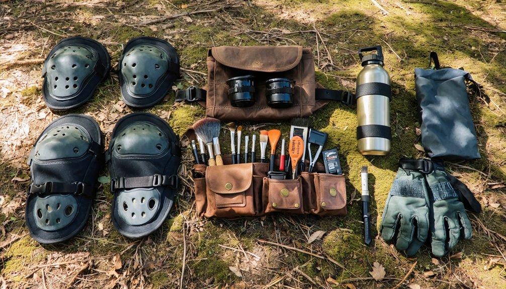 supportive gear for detecting