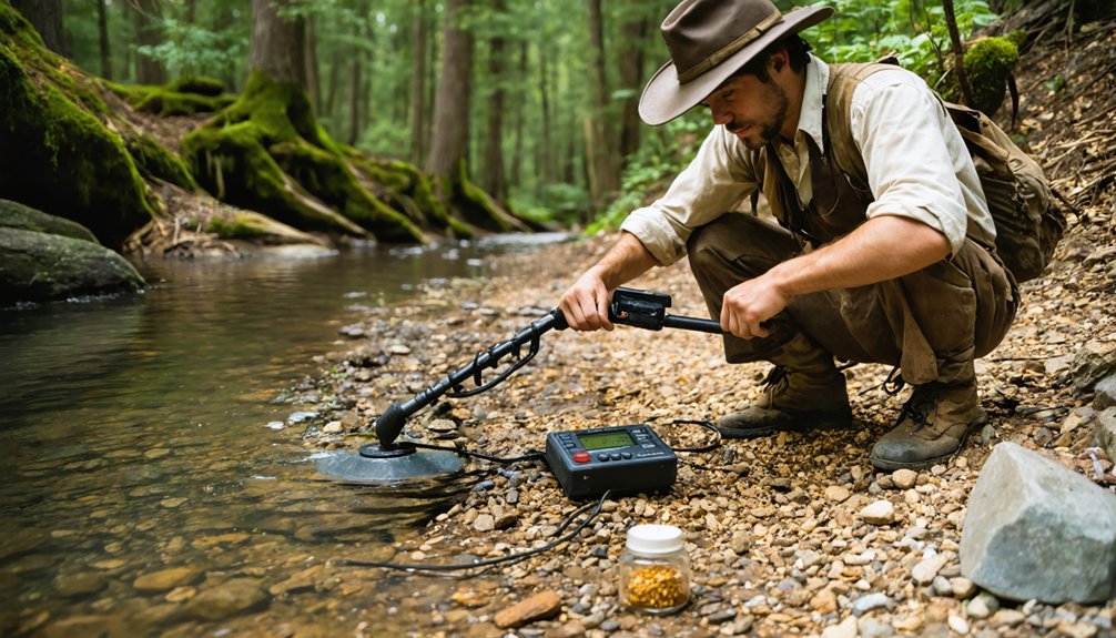 targeted creek bed prospecting permitted