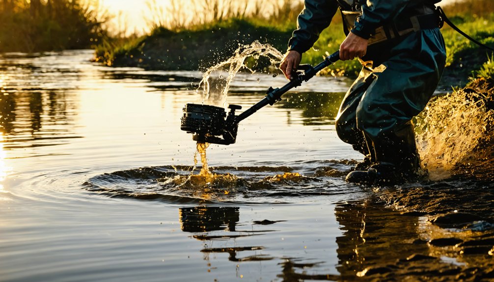 timing storms for river detecting