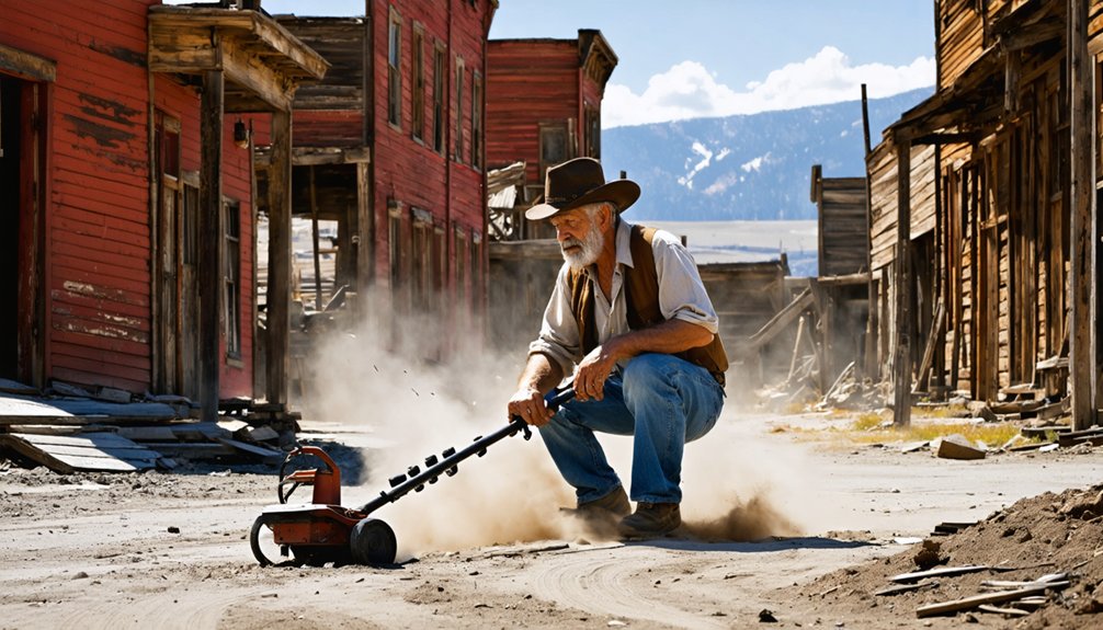 treasure hunt in deserted town