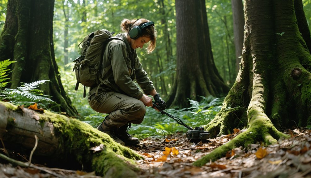 treasure hunting in dense forests