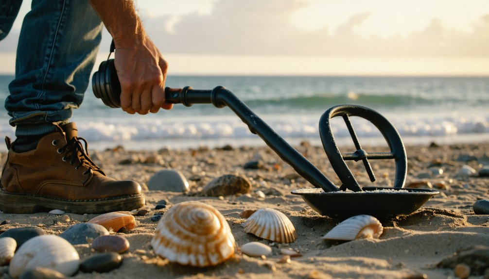 treasure hunting with metal detectors