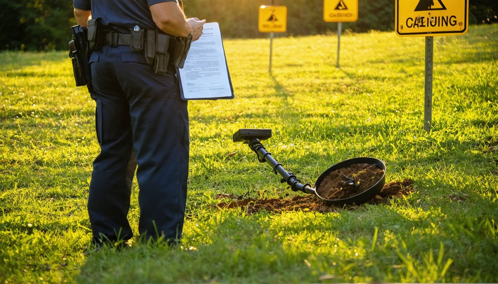 unauthorized metal detecting consequences severe