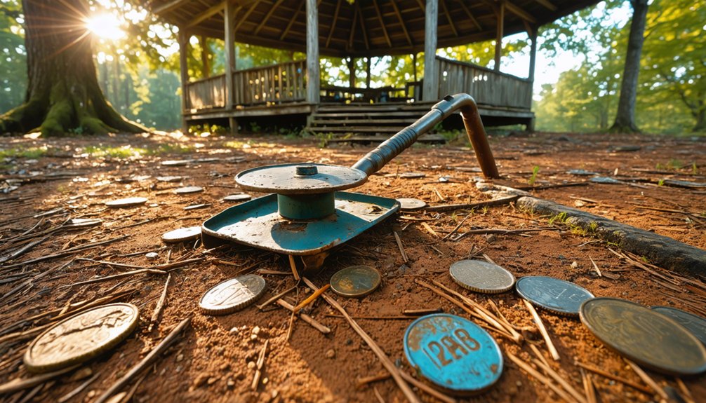 unearthing relics at picnic sites