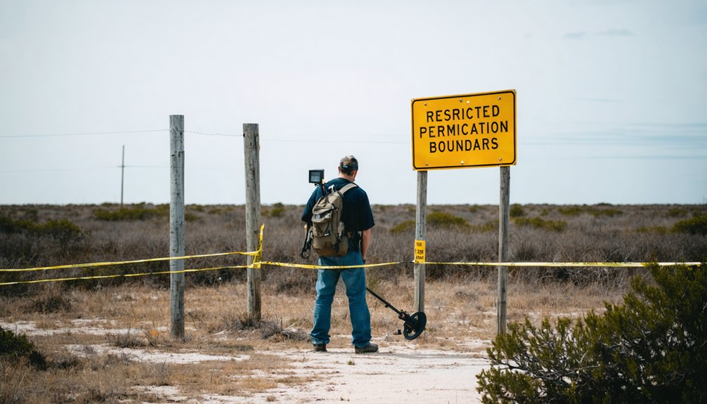 unrestricted metal detecting in floodplains