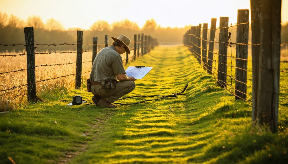 verify boundaries before metal detecting