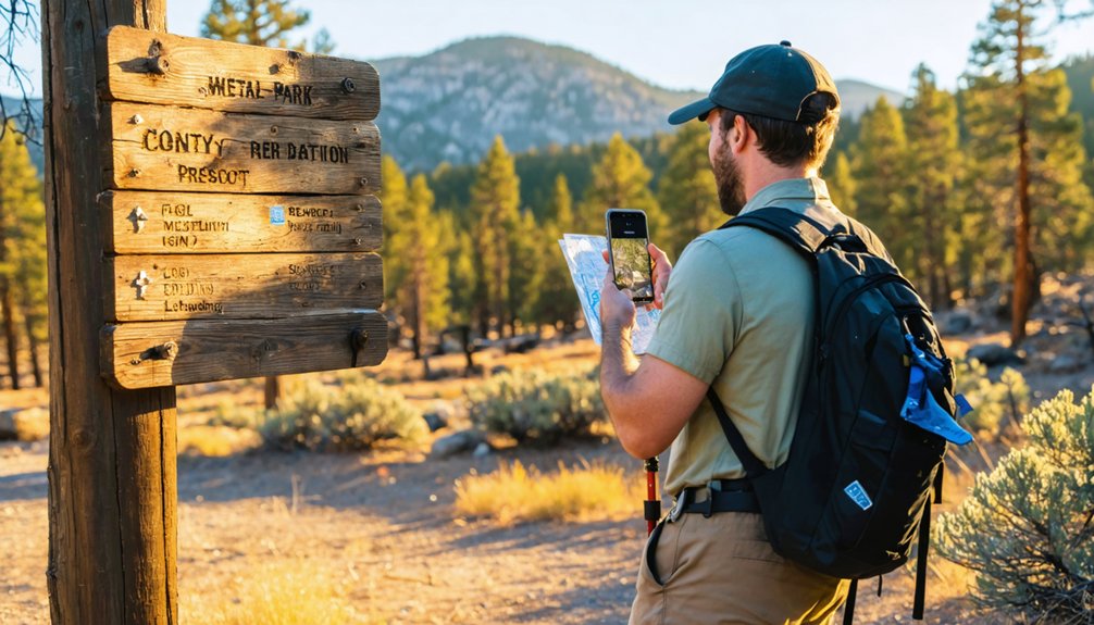 verify land status before metal detecting