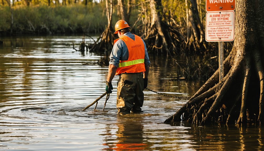 water safety and equipment precautions