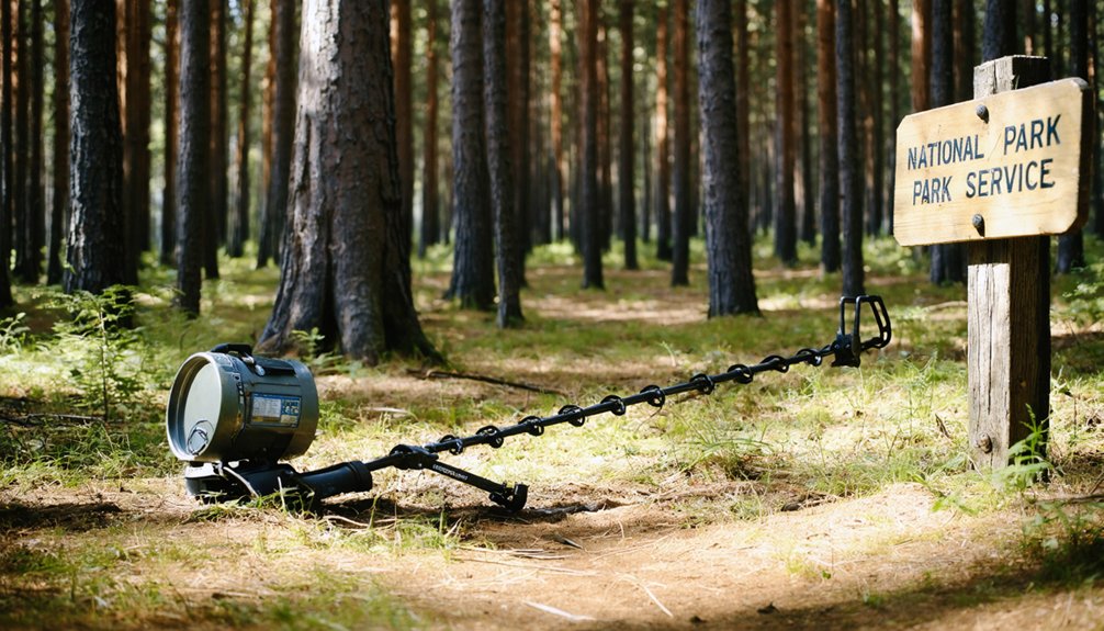 absolute metal detecting prohibitions on federal lands