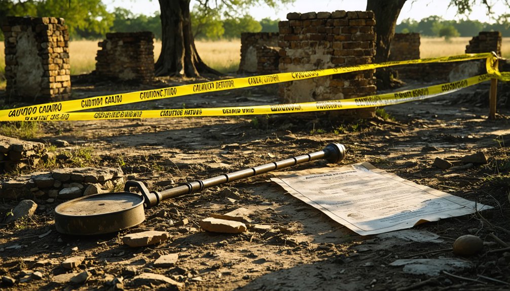 absolute metal detecting prohibitions protected sites landmarks