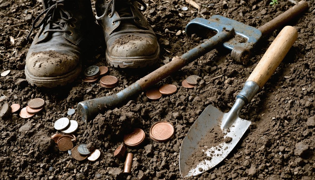 anticipating rewards from metal detecting
