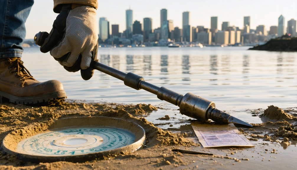 approved digging depth and tool restrictions