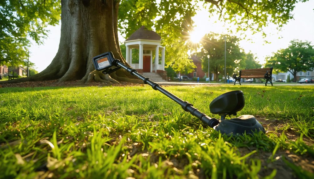 approved parks for metal detecting