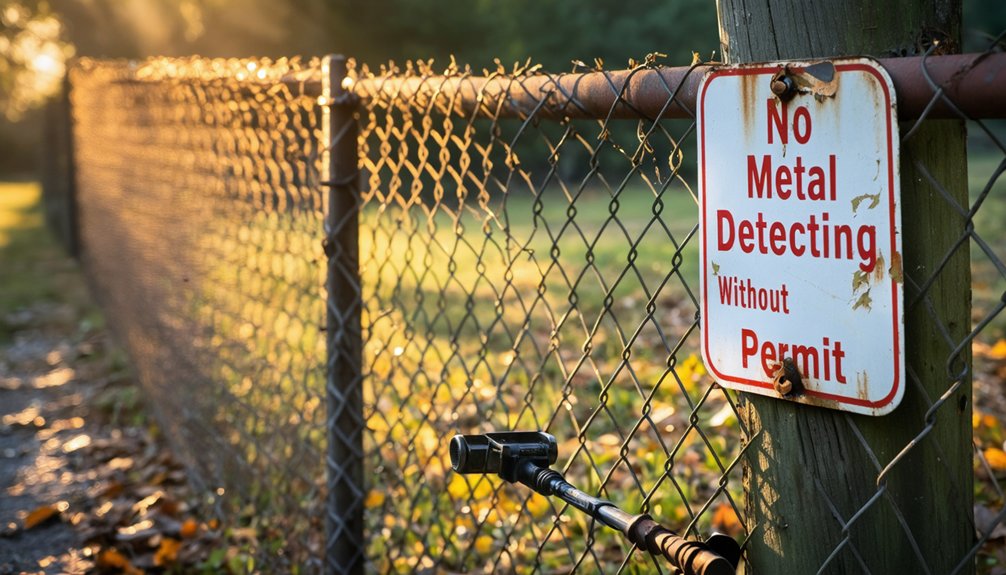 avoid metal detecting violations