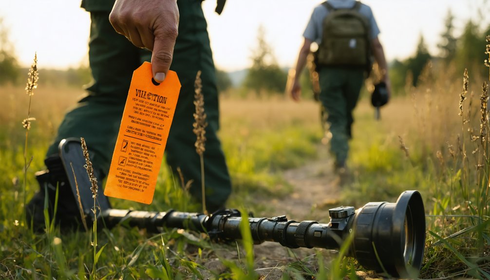 avoid unauthorized metal detecting risks
