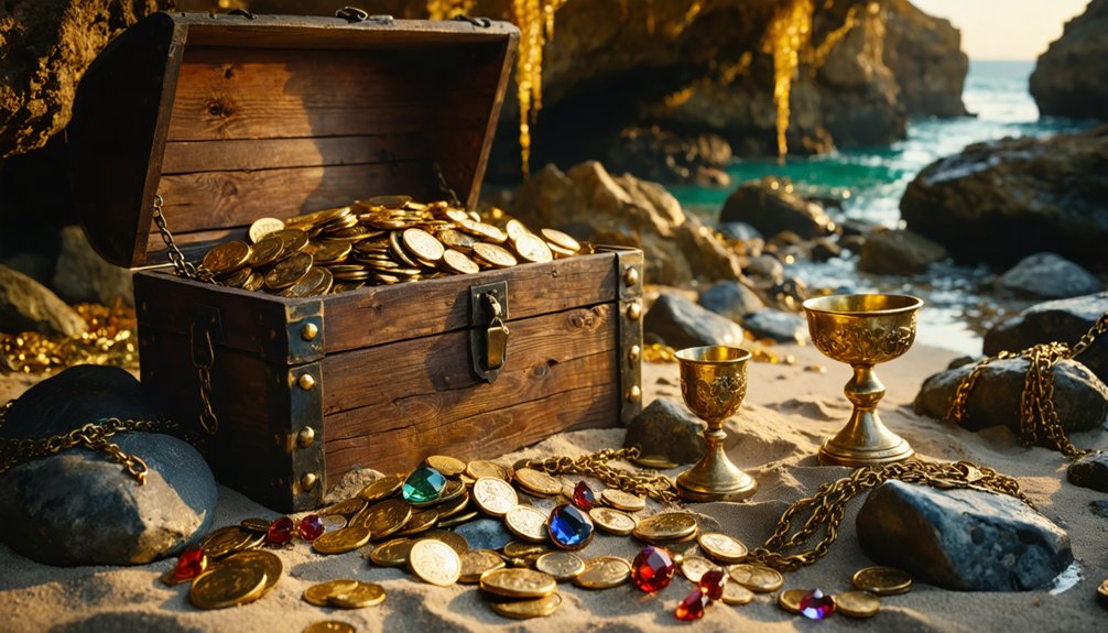 buried treasure locations mapped out