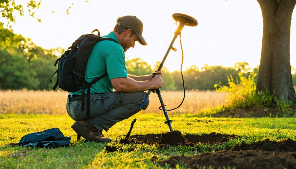 careful responsible metal detecting practices