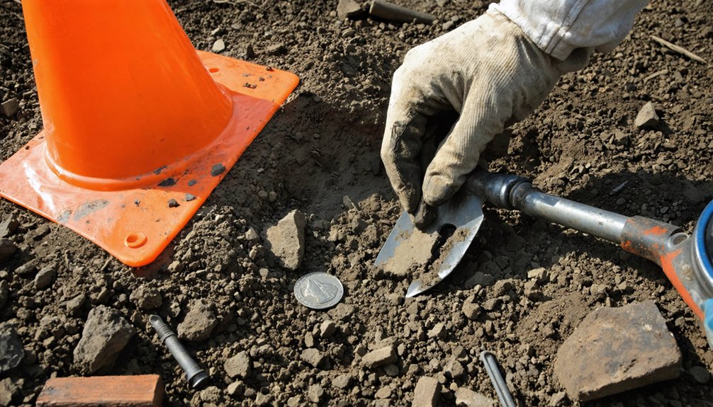 cautious digging protocols enforce artifact protection