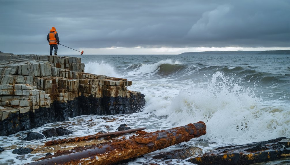 coastal shipwreck treasure hunting
