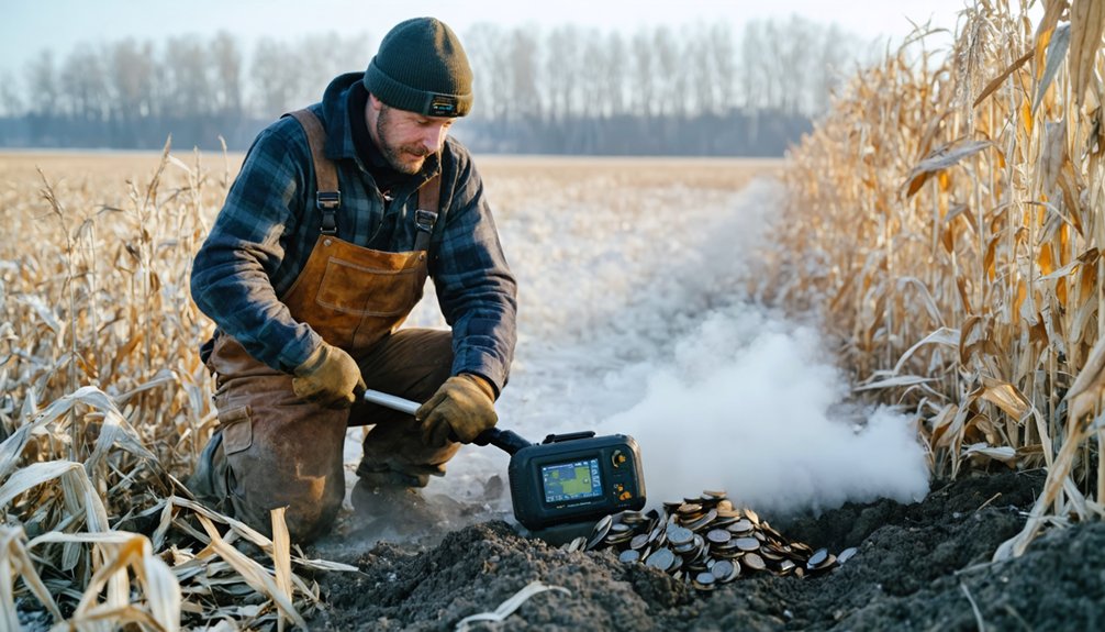 cold weather metal detecting