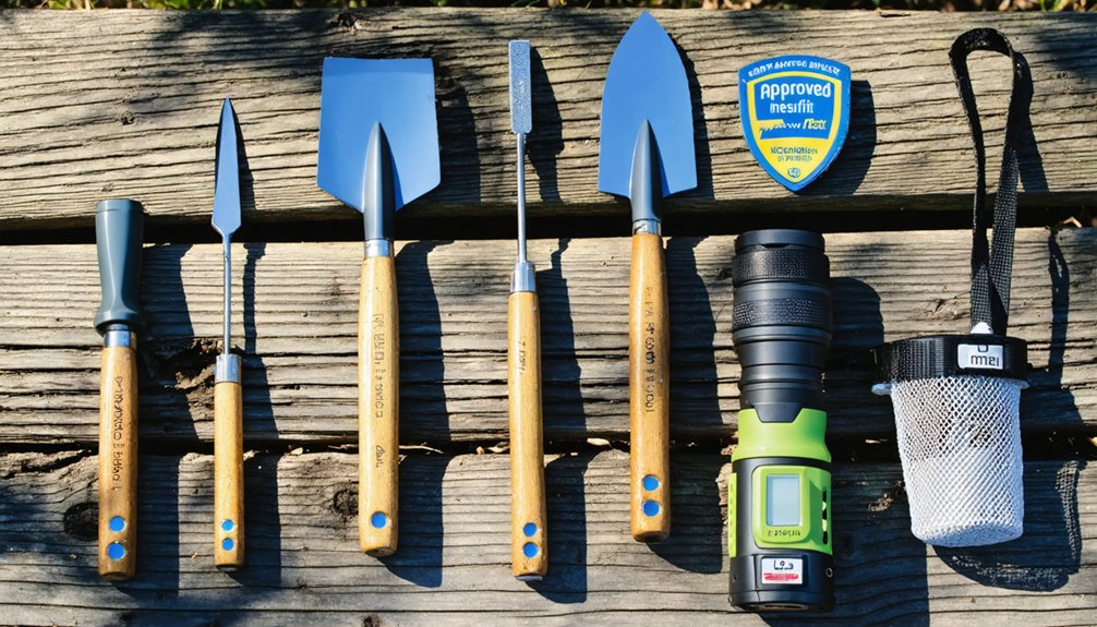 comply with approved metal detector regulations