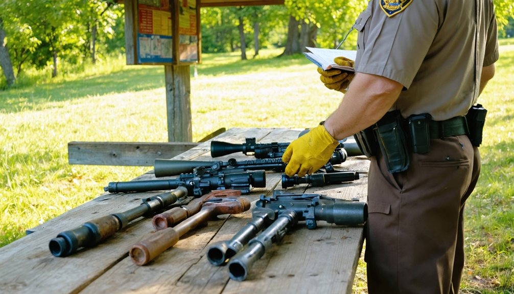 confiscated gear damaged sites permit violations