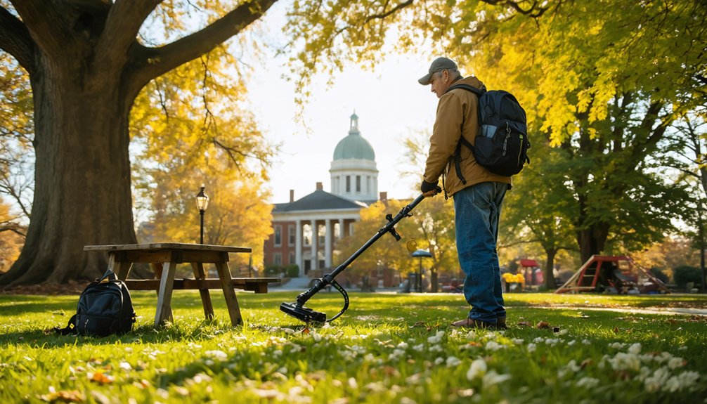 controlled metal detecting opportunities permitted
