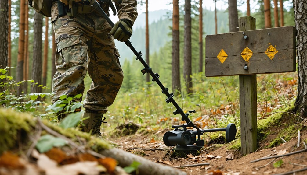 designated restricted registered compliant metal detecting