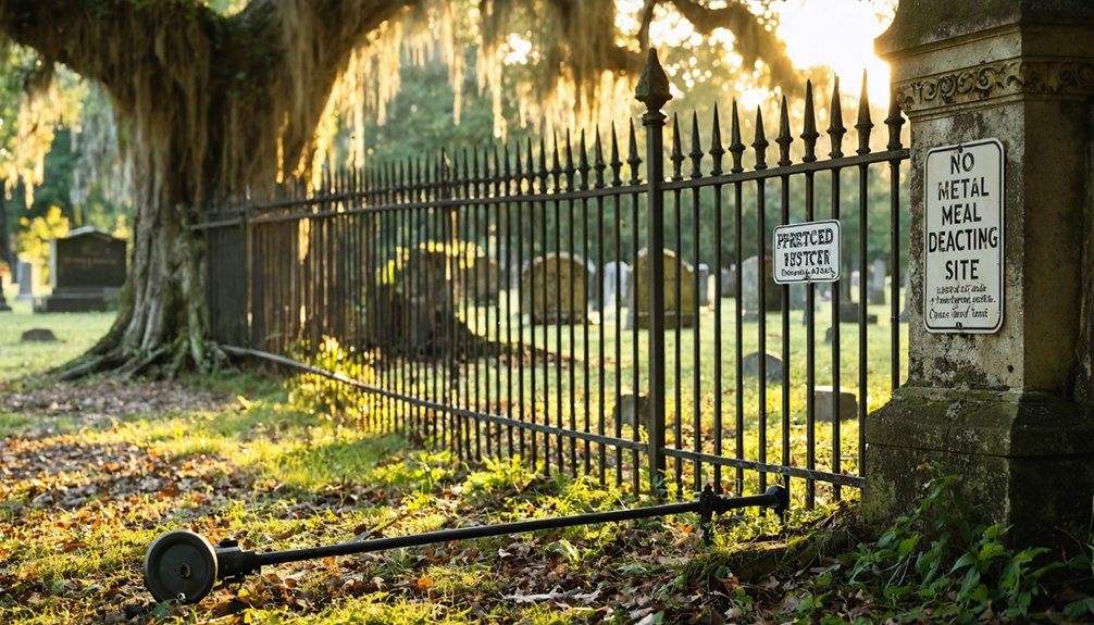 detect with caution cultural heritage restricted