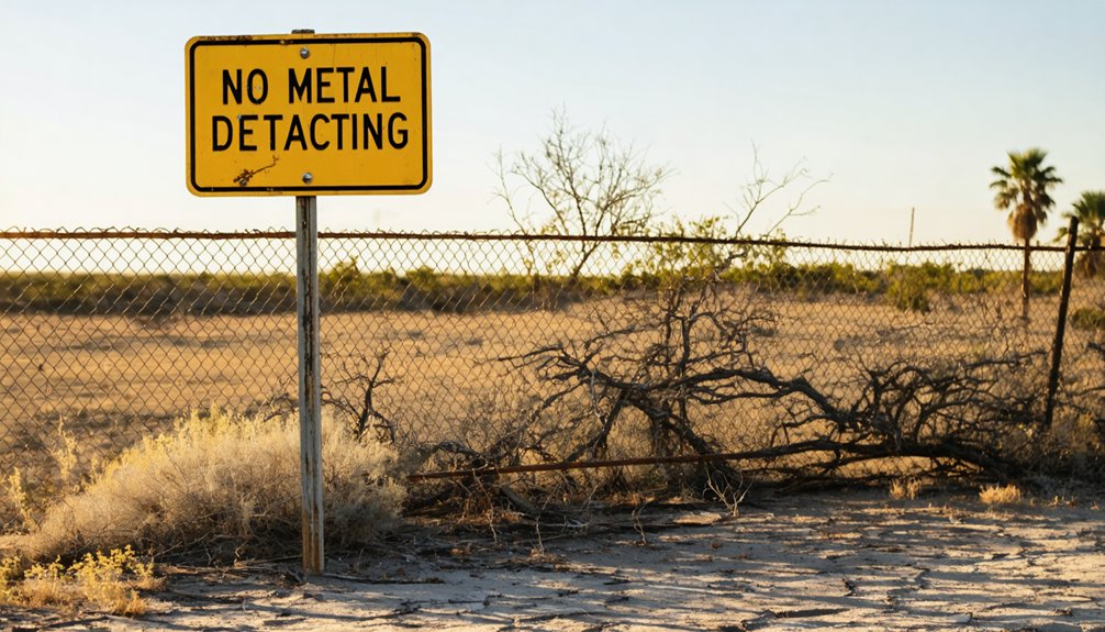 detecting prohibited in protected areas