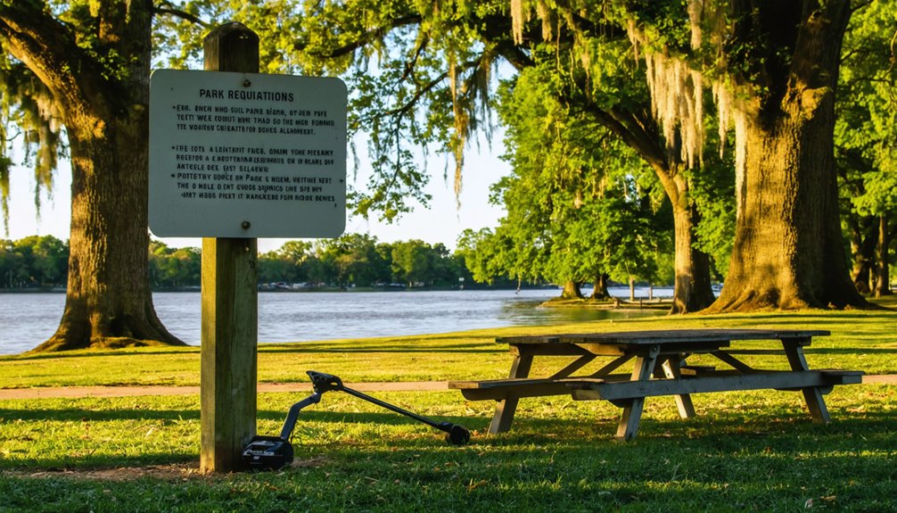 detecting rules for parks