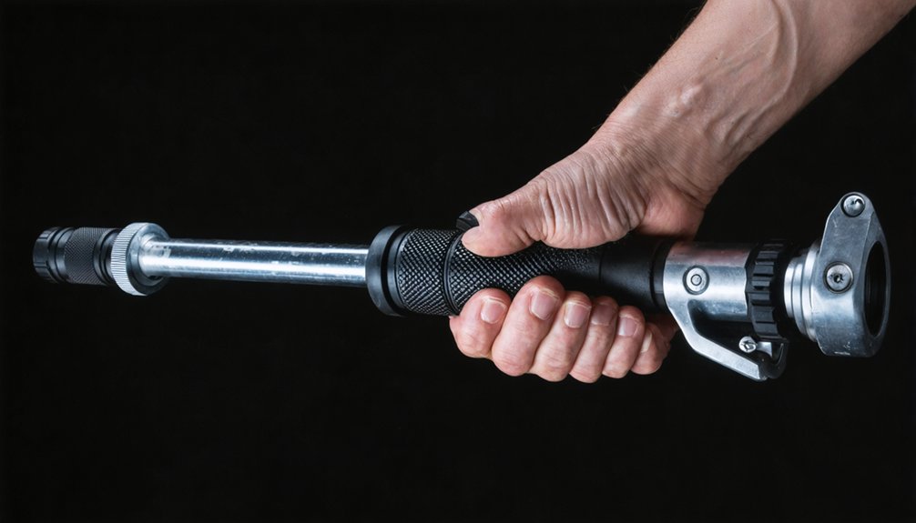 ergonomic grip for metal detecting