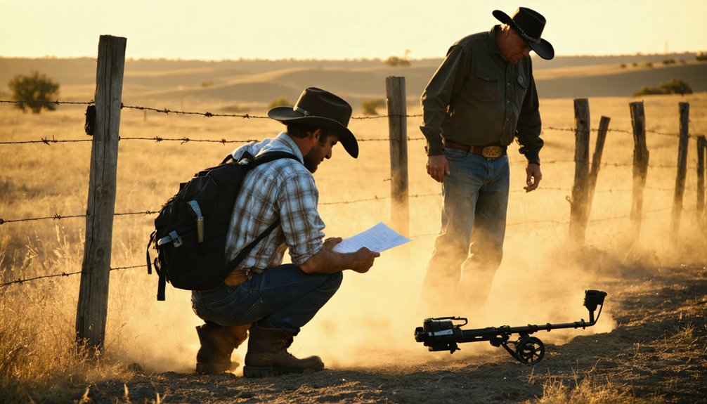 explicit landowner permission required for detecting