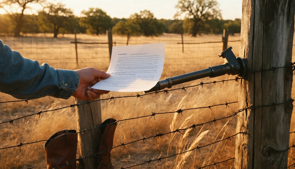 explicit written landowner property permission