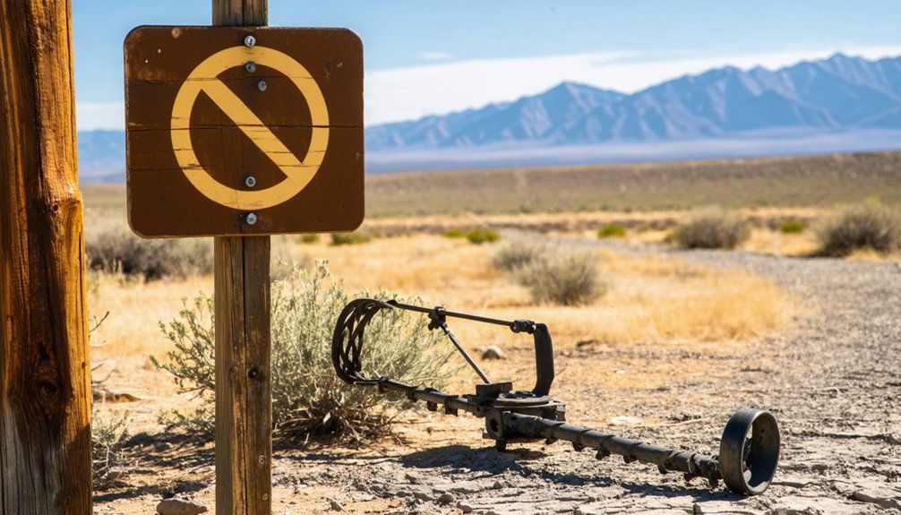 federal land metal detecting ban