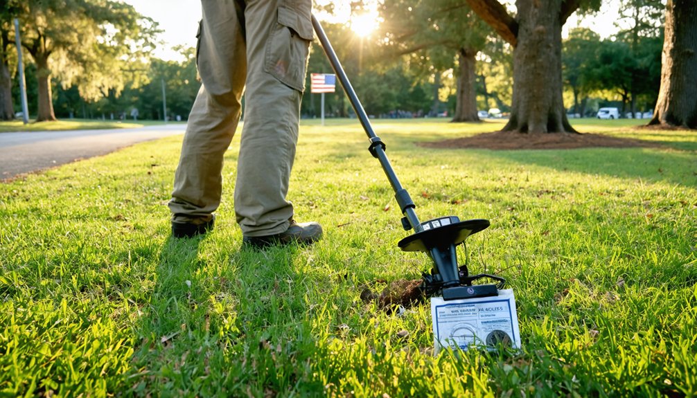 federally restricted metal detecting permissions