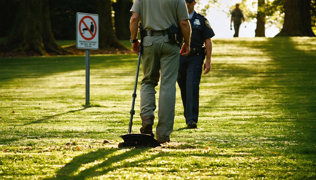 fines for unauthorized detecting