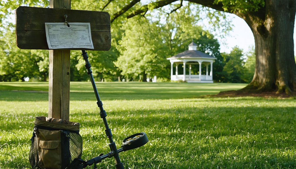 florham park metal detecting regulations