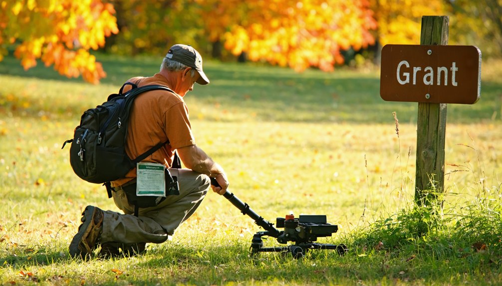 grant beach metal detecting permit