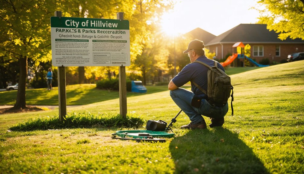 hillview s unspecified metal detector regulations