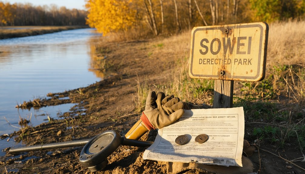 iowa treasure hunting regulations