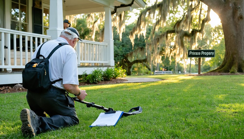 landowner consent required for metal detecting