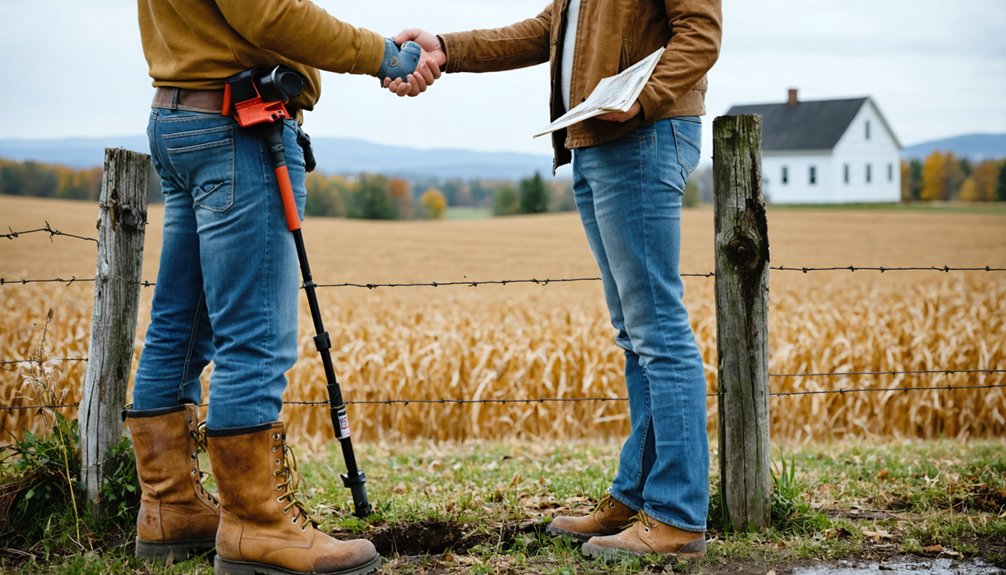 landowner permission positive relationships clear protocols document findings