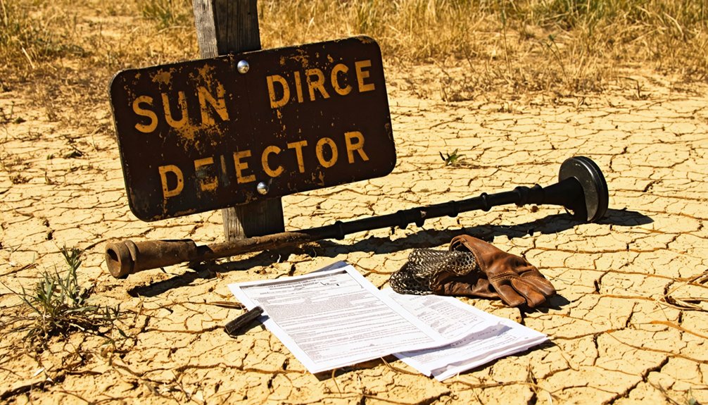 legal metal detecting locations