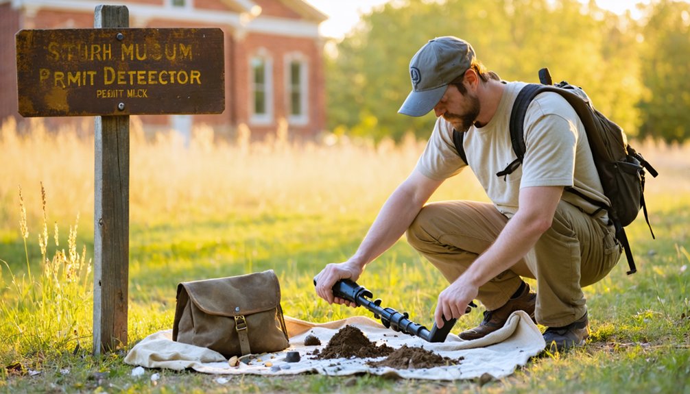 legal metal detecting spots