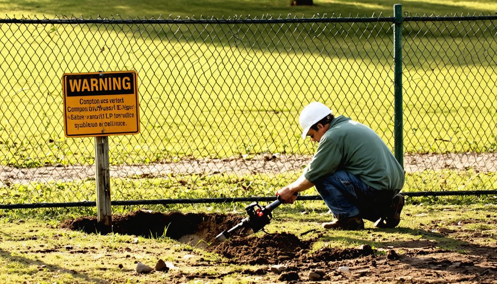 limited metal detecting activities