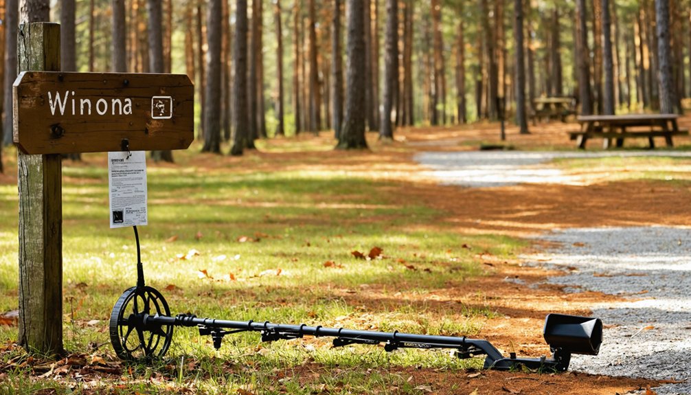 limited metal detecting permitted