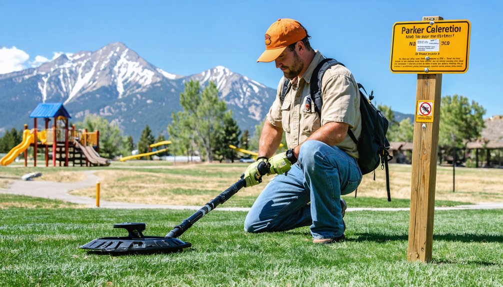 locating legal metal detecting areas
